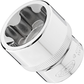 VIGOR E+ nástrčná hlavice ∙ V7920-EPR32 ∙ 1/2 palce (12,5 mm) čtyřhran dutý ∙ Vnější profil s 5 zaoblenými bočnicemi (podobné TORX®) ∙ Velikost E32+