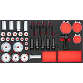 VIGOR Rozšiřující sada ∙ montáž kompaktních ložisek kol ∙ V8366 ∙ 40-dílný ∙ Počet ks nářadí: 40