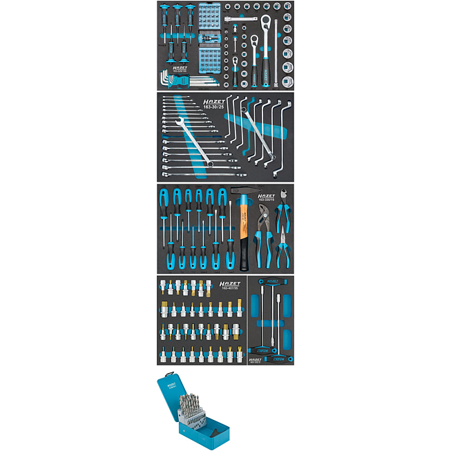 HAZET Sortiment nářadí 0-178N/204 ∙ 204-dílný