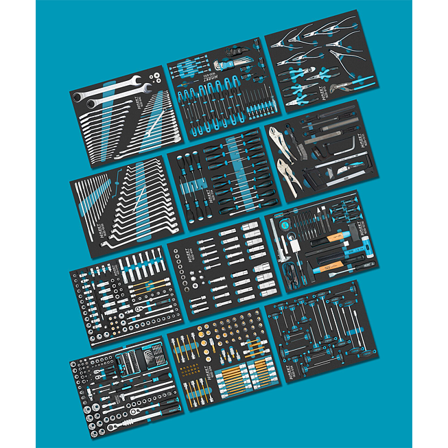HAZET Sortiment nářadí 0-179NXXLD/616 ∙ 616-dílný