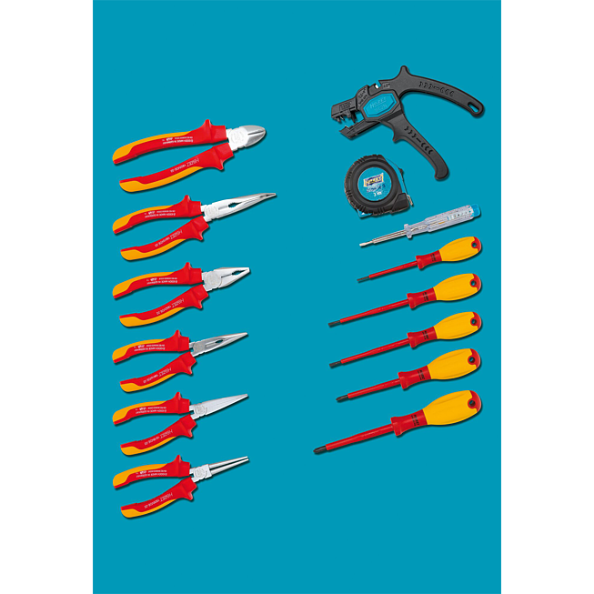 HAZET Sada nářadí ∙ s ochrannou izolací 0-20/14 ∙ 14-dílný ∙ PH1 – PH2