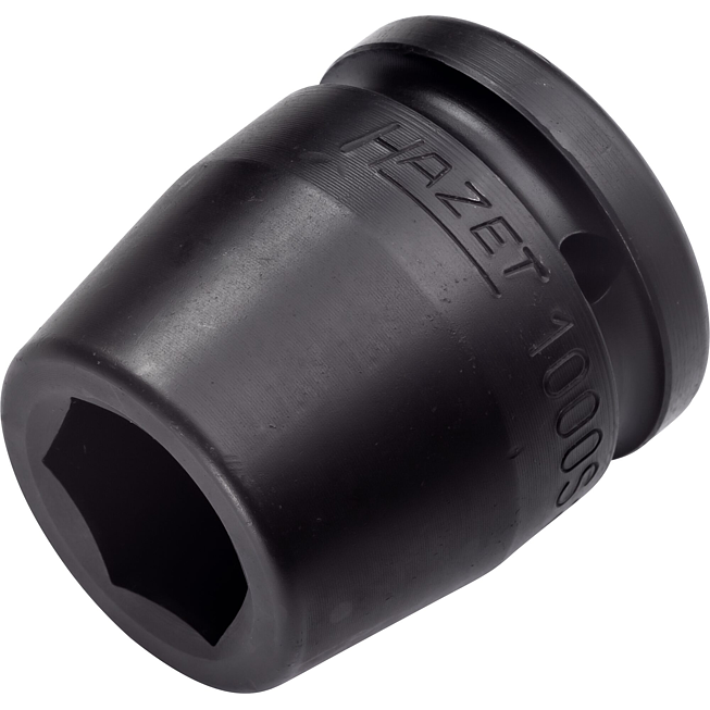 HAZET Nástrčná hlavice pro rázový a strojový utahovák 1000S-22 ∙ 3/4 palce (20 mm) čtyřhran dutý ∙ Profil vnější šestihran ∙ Velikost 22 mm