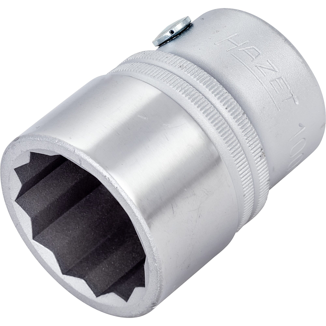 HAZET Nástrčná hlavice 1000Z-30 ∙ 3/4 palce (20 mm) čtyřhran dutý ∙ Profil vnější dvojitý šestihran ∙ Velikost 30 mm