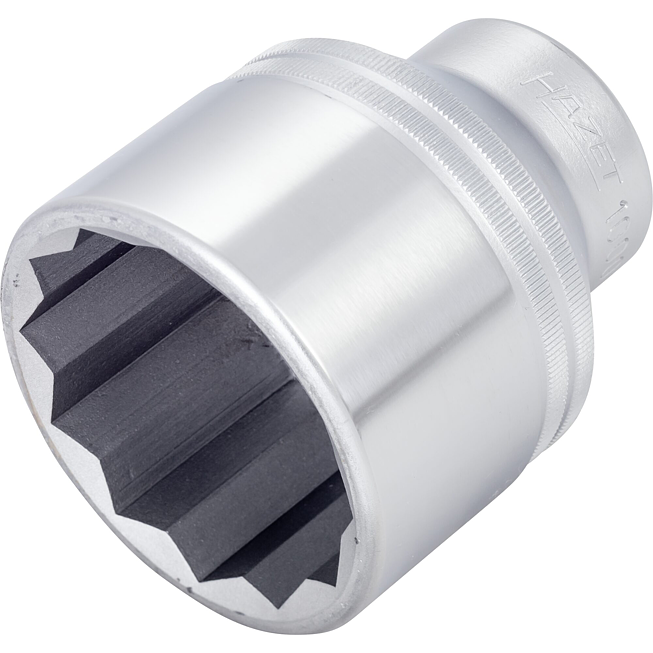 HAZET Nástrčná hlavice 1000Z-55 ∙ 3/4 palce (20 mm) čtyřhran dutý ∙ Profil vnější dvojitý šestihran ∙ Velikost 55 mm