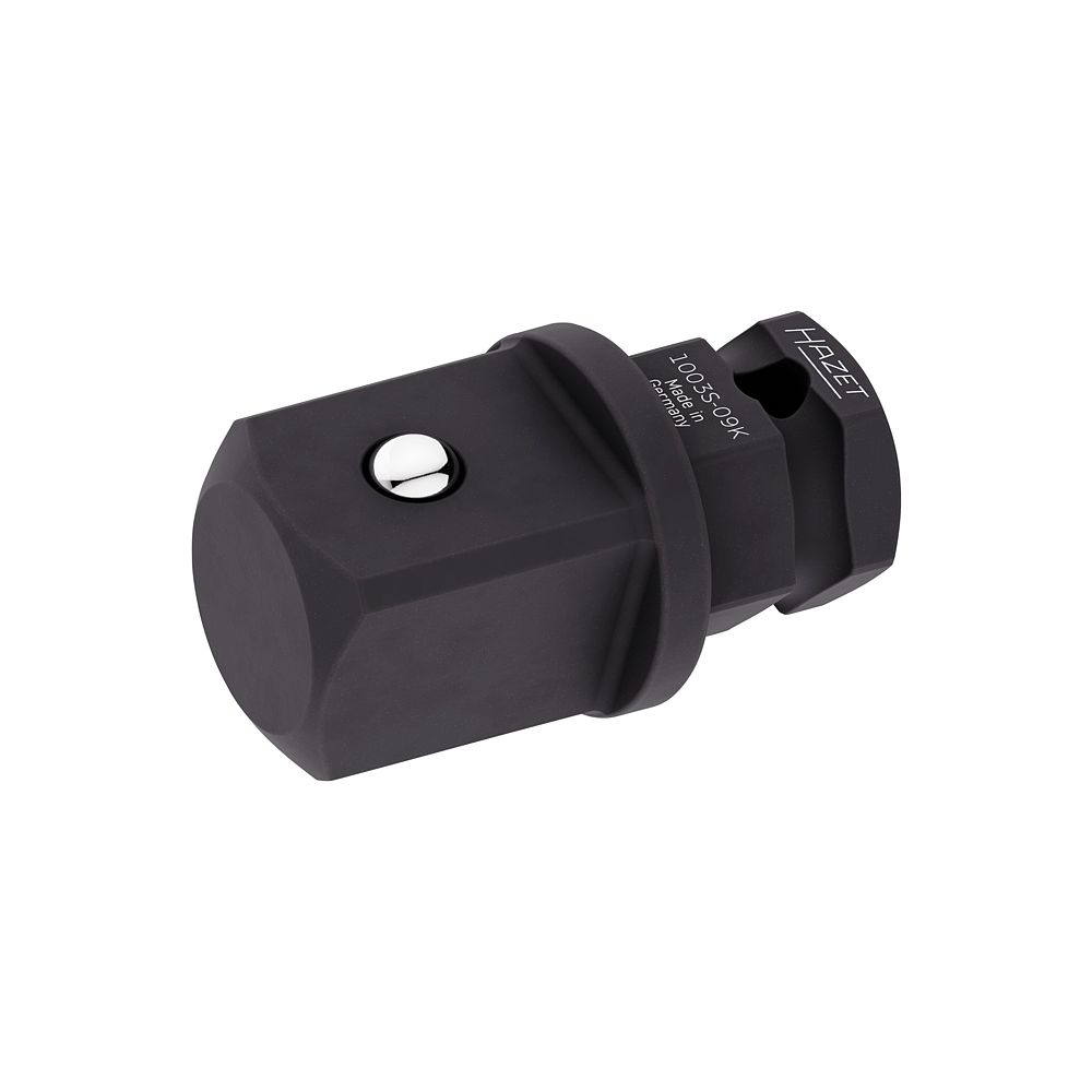 HAZET Adapt&eacute;r pro r&aacute;zov&yacute; a strojn&iacute; utahov&aacute;k 1003S-09K ∙ 24 mm vněj&scaron;&iacute; &scaron;estihran ∙ 1 palce (25 mm) čtyřhran masivn&iacute; ∙ D&eacute;lka: 53 mm