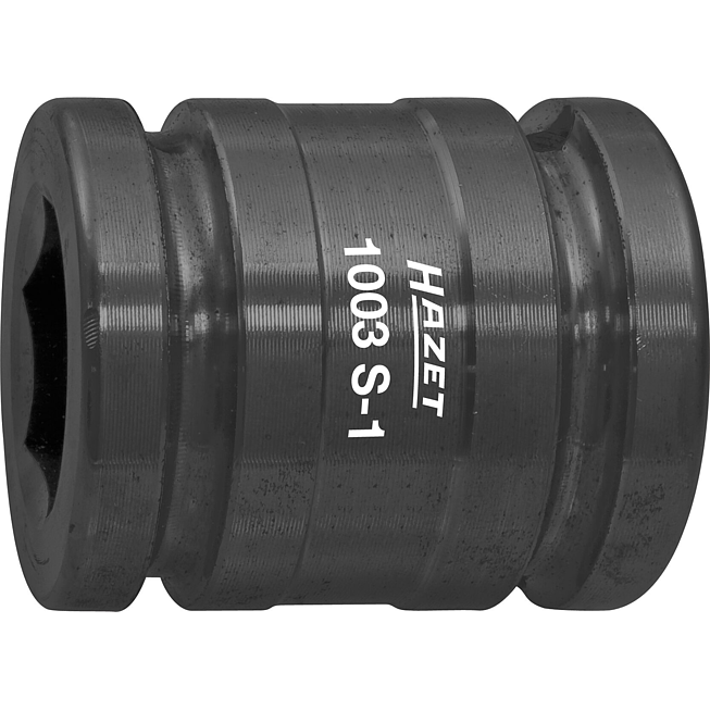 HAZET Adaptér pro rázový a strojní utahovák 1003S-1 ∙ 3/4 palce (20 mm) čtyřhran dutý ∙ Profil vnitřní šestihran ∙ Délka: 54 mm