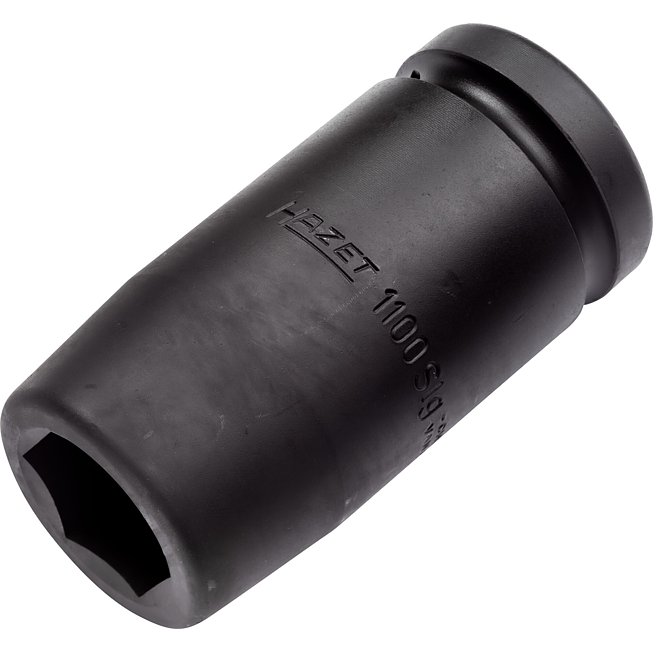 HAZET Nástrčná hlavice pro rázový a strojový utahovák 1100SLG-30 ∙ 1 palec (25 mm) čtyřhran dutý ∙ Profil vnější šestihran ∙ Velikost 30 mm