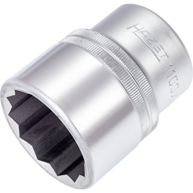HAZET Nástrčná hlavice 1100Z-41 ∙ 1 palec (25 mm) čtyřhran dutý ∙ Profil vnější dvojitý šestihran ∙ Velikost 41 mm