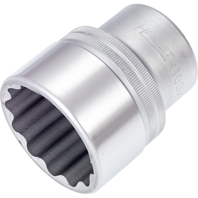 HAZET Nástrčná hlavice 1100Z-46 ∙ 1 palec (25 mm) čtyřhran dutý ∙ Profil vnější dvojitý šestihran ∙ Velikost 46 mm