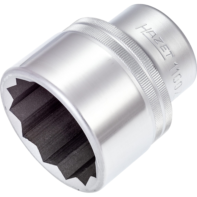 HAZET Nástrčná hlavice 1100Z-50 ∙ 1 palec (25 mm) čtyřhran dutý ∙ Profil vnější dvojitý šestihran ∙ Velikost 50 mm