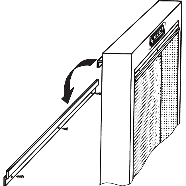 HAZET Skř&iacute;ň na n&aacute;řad&iacute; 111L ∙ d x &scaron; x v: 640 mm x 250 mm x 1000 mm