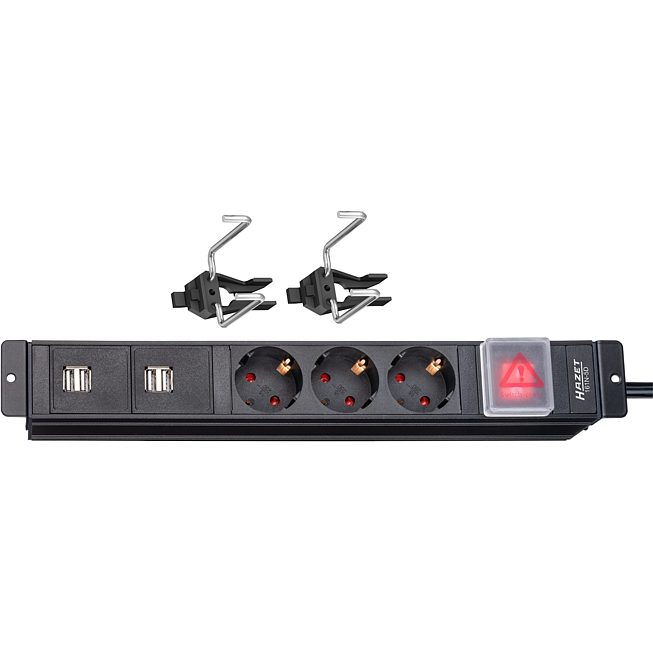 HAZET Zásuvková lišta 161N-5D ∙ d x š x v: 325 mm x 56 mm x 45 mm