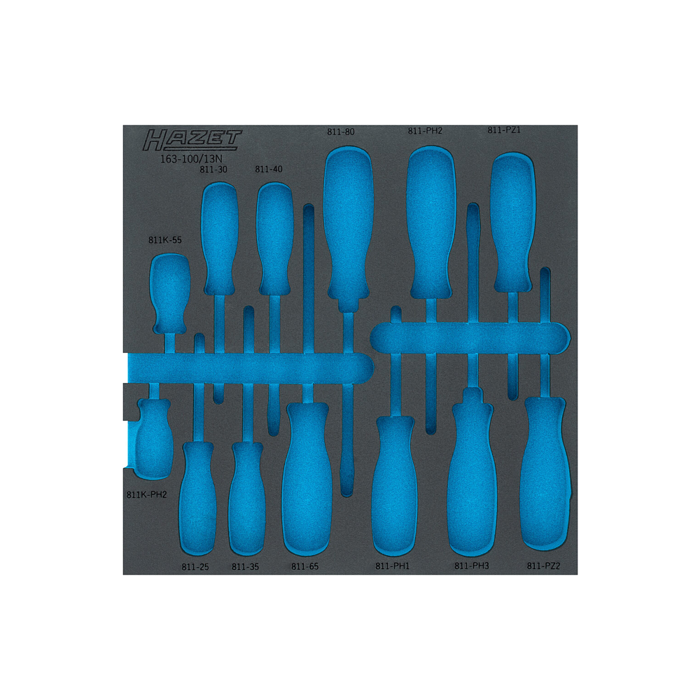 HAZET 2komponentn&iacute; vložka z měkk&eacute; pěny 163-100LN ∙ d x &scaron;: 344 mm x 342 mm