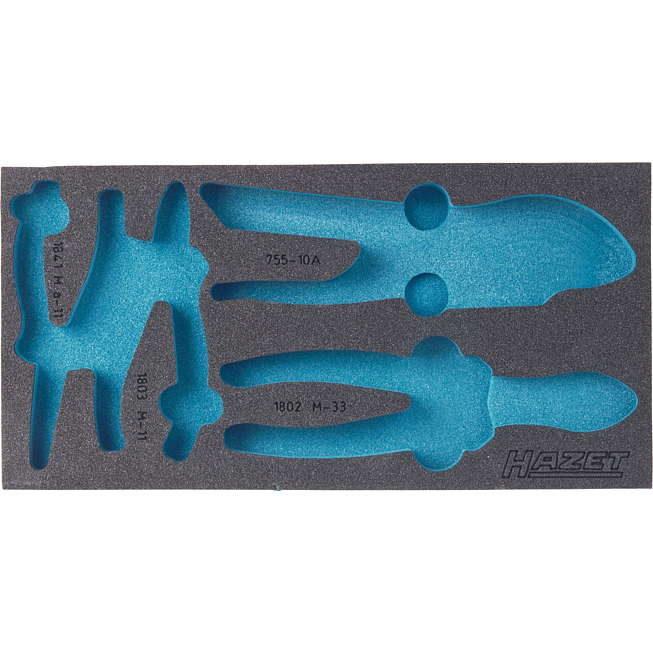 HAZET 2komponentní vložka z měkké pěny 163-121L ∙ d x š: 342 mm x 172 mm