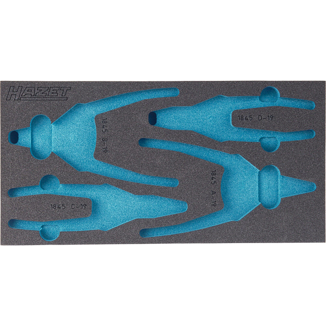 HAZET 2komponentní vložka z měkké pěny 163-124L ∙ d x š: 342 mm x 172 mm