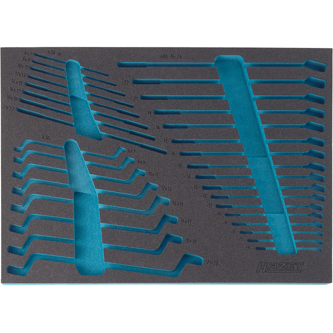 HAZET 2komponentn&iacute; vložka z měkk&eacute; pěny 163-140L ∙ d x &scaron;: 519 mm x 392 mm