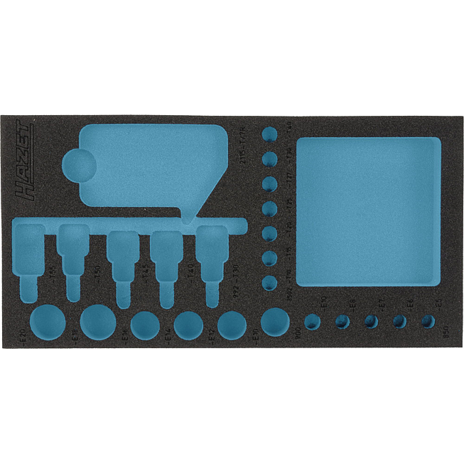 HAZET 2komponentní vložka z měkké pěny 163-192L ∙ d x š: 342 mm x 172 mm