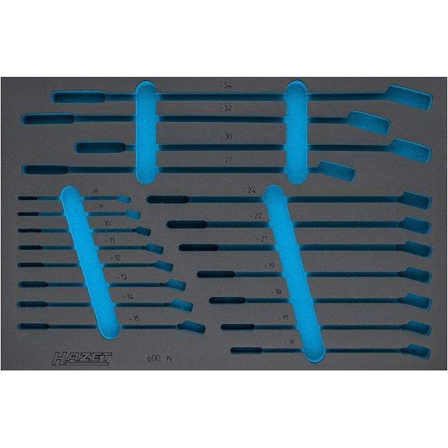 HAZET 2komponentn&iacute; vložka z měkk&eacute; pěny 163-210L ∙ d x &scaron;: 519 mm x 342 mm