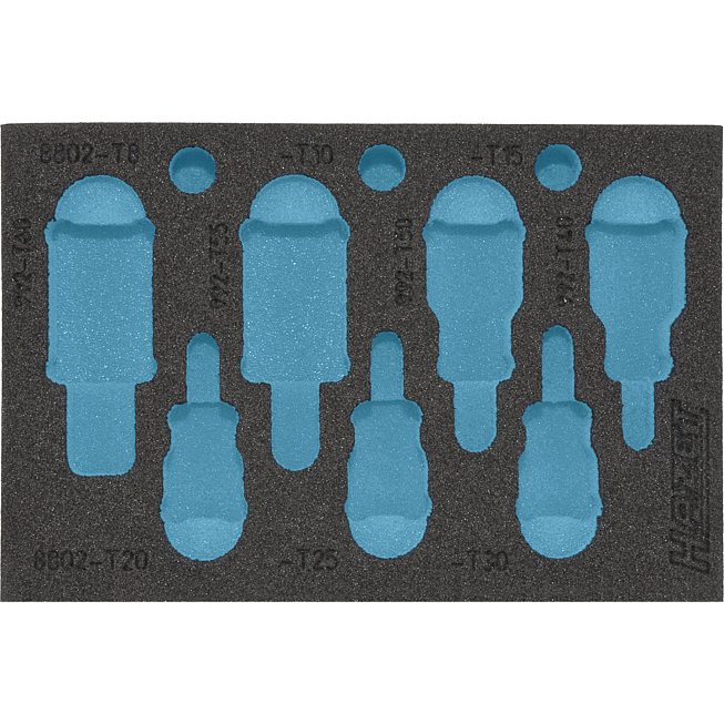 HAZET 2komponentní vložka z měkké pěny 163-218L ∙ d x š: 172 mm x 114 mm