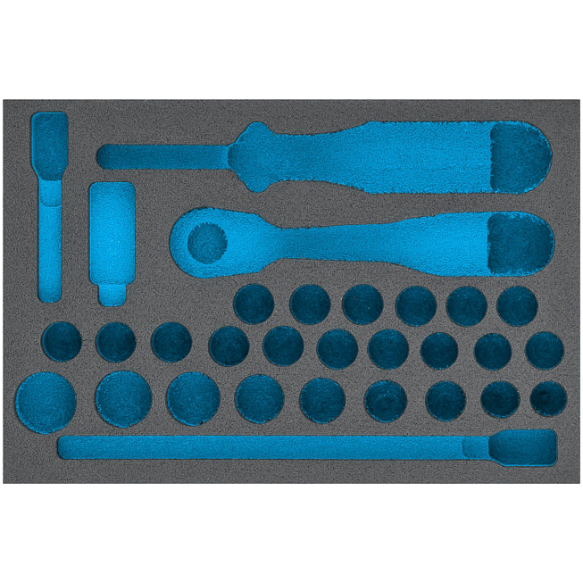 HAZET 2komponentní vložka z měkké pěny 163-223L ∙ d x š: 172 mm x 114 mm