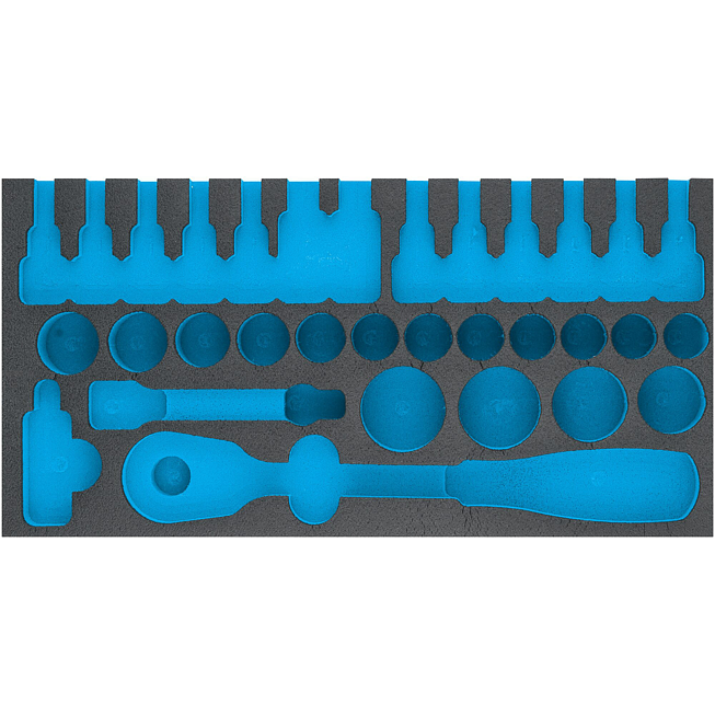 HAZET 2komponentní vložka z měkké pěny 163-272L ∙ d x š: 342 mm x 172 mm