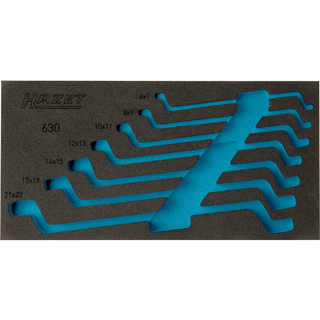 HAZET 2komponentní vložka z měkké pěny 163-296L ∙ d x š: 342 mm x 172 mm