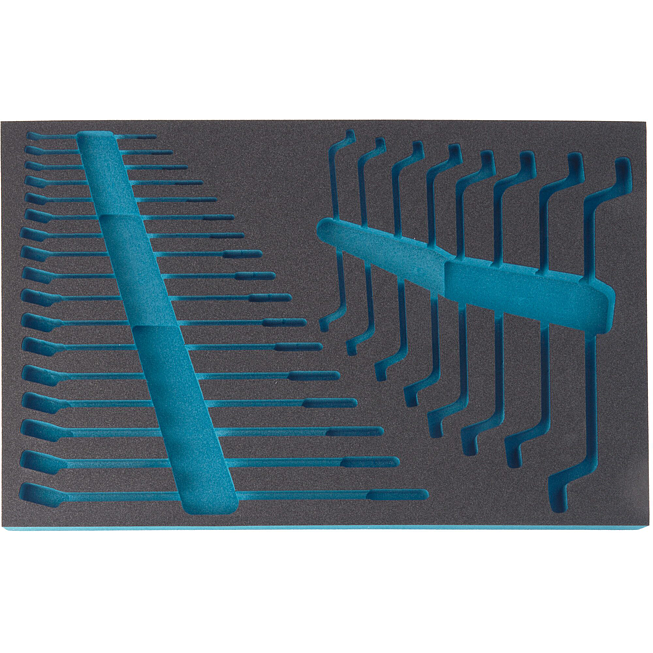 HAZET 2komponentn&iacute; vložka z měkk&eacute; pěny 163-30L ∙ d x &scaron;: 519 mm x 342 mm