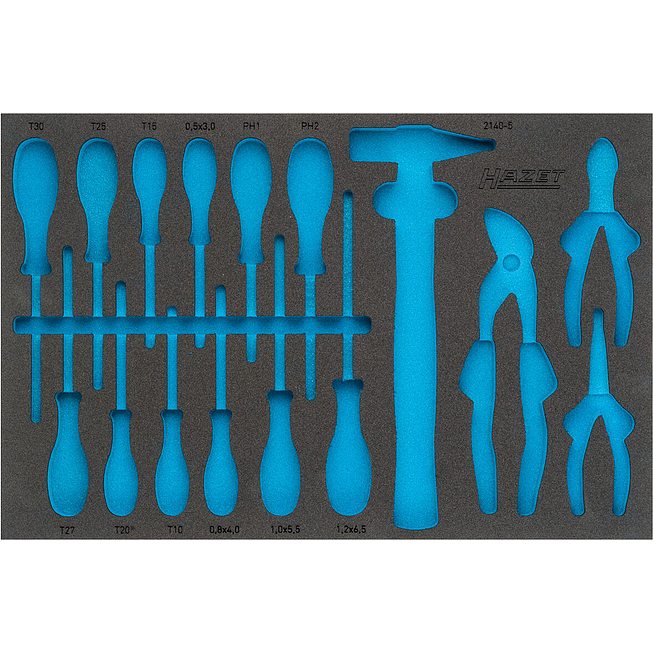 HAZET 2komponentn&iacute; vložka z měkk&eacute; pěny 163-330L ∙ d x &scaron;: 519 mm x 342 mm