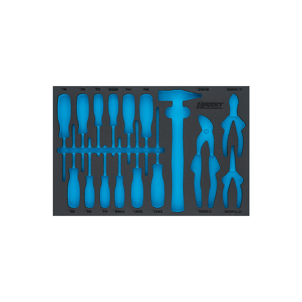 HAZET 2komponentn&iacute; vložka z měkk&eacute; pěny 163-330LN ∙ d x &scaron;: 519 mm x 342 mm