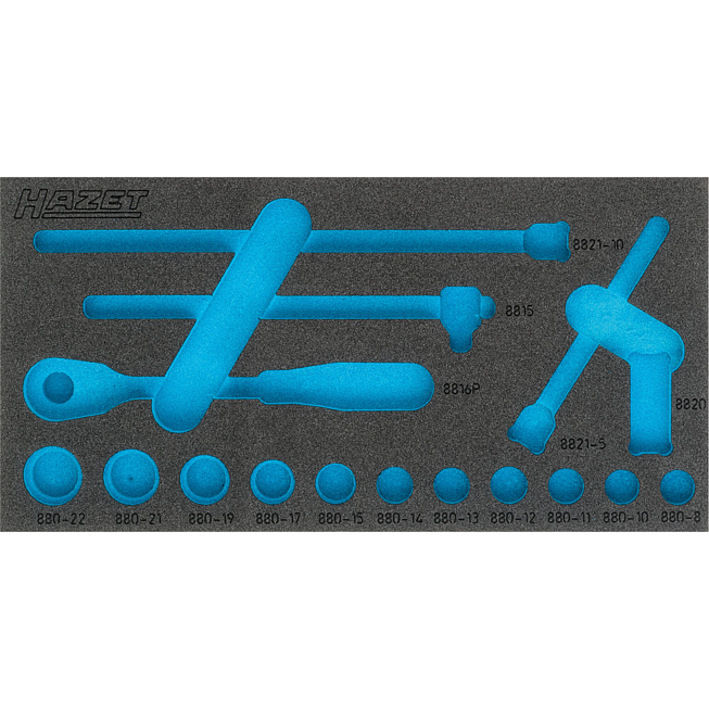 HAZET 2komponentní vložka z měkké pěny 163-334L ∙ d x š: 342 mm x 172 mm