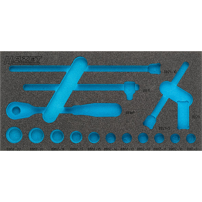 HAZET 2komponentní vložka z měkké pěny 163-335L ∙ d x š: 342 mm x 172 mm