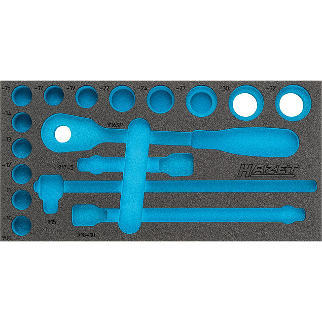 HAZET 2komponentní vložka z měkké pěny 163-358L ∙ d x š: 342 mm x 172 mm