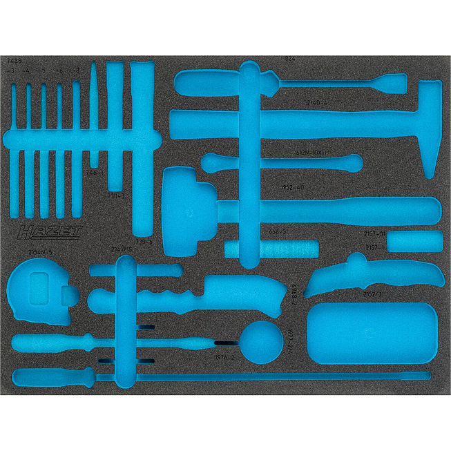 HAZET 2komponentn&iacute; vložka z měkk&eacute; pěny 163-372L ∙ d x &scaron;: 519 mm x 392 mm