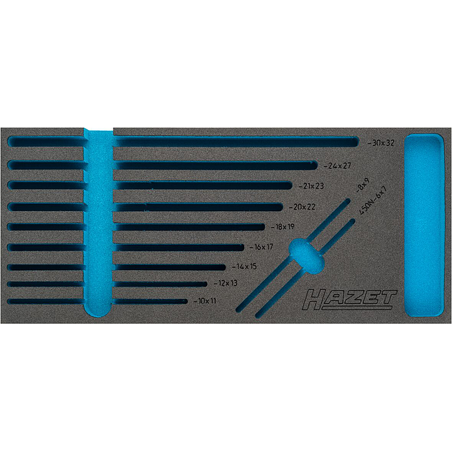 HAZET 2komponentn&iacute; vložka z měkk&eacute; pěny 163-377L ∙ d x &scaron;: 392 mm x 172 mm