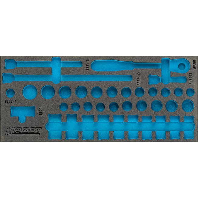 HAZET 2komponentn&iacute; vložka z měkk&eacute; pěny 163-379L ∙ d x &scaron;: 392 mm x 172 mm