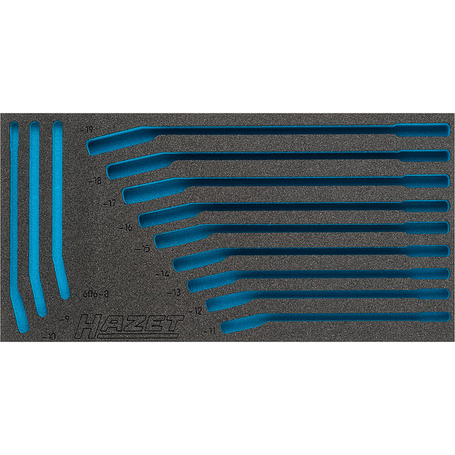 HAZET 2komponentn&iacute; vložka z měkk&eacute; pěny 163-385L ∙ d x &scaron;: 342 mm x 172 mm