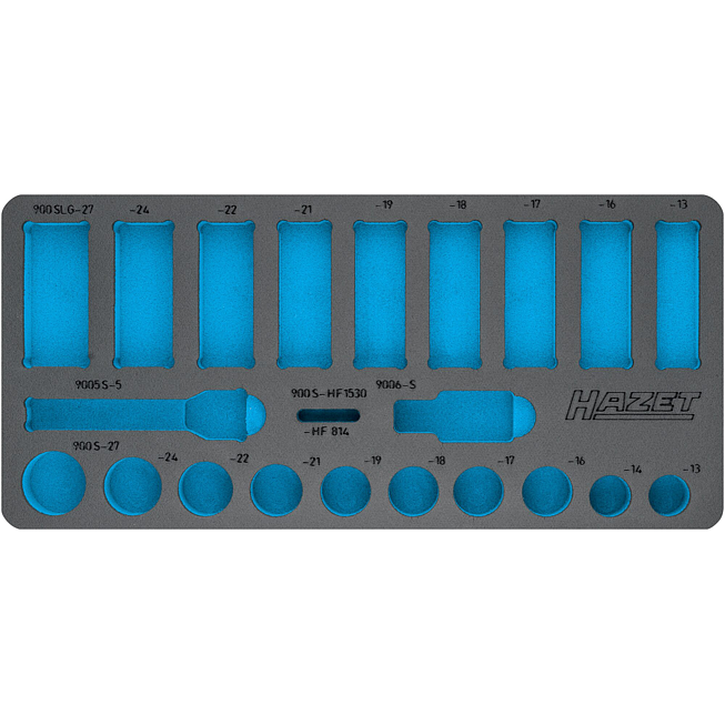 HAZET 2komponentní vložka z měkké pěny 163-405L ∙ d x š: 435 mm x 205 mm