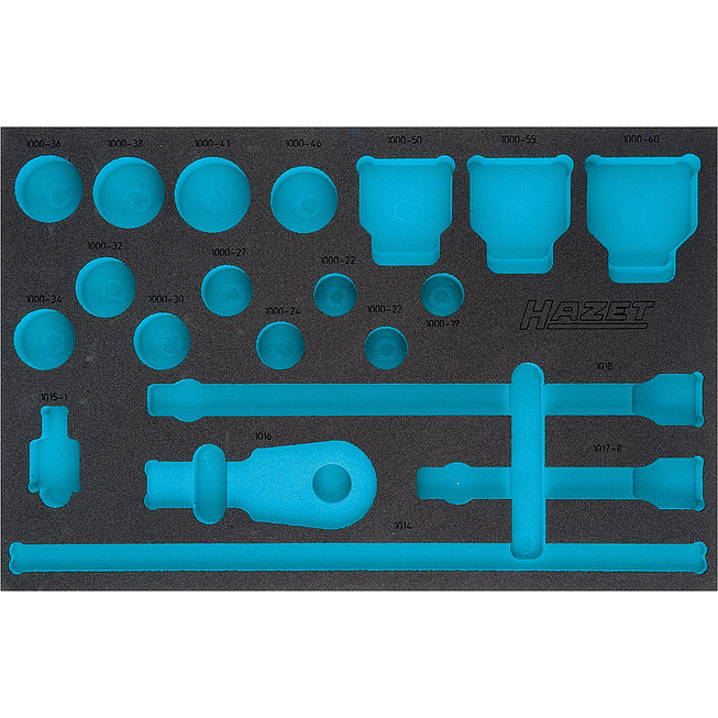 HAZET 2komponentn&iacute; vložka z měkk&eacute; pěny 163-406L ∙ d x &scaron;: 519 mm x 342 mm