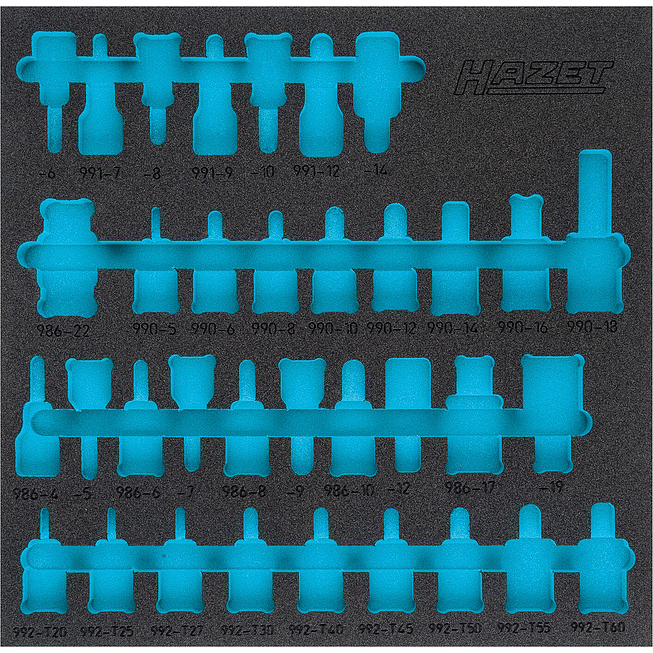 HAZET 2komponentn&iacute; vložka z měkk&eacute; pěny 163-407L ∙ d x &scaron;: 344 mm x 342 mm