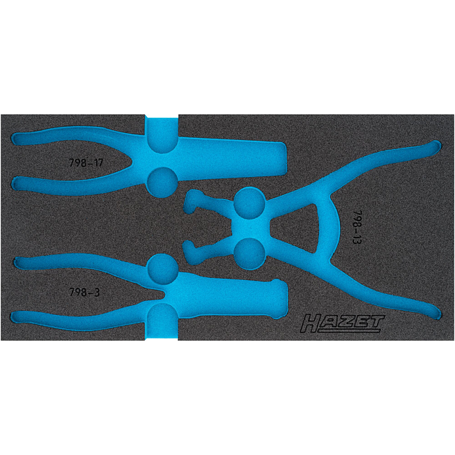 HAZET 2komponentn&iacute; vložka z měkk&eacute; pěny 163-425L ∙ d x &scaron;: 342 mm x 172 mm