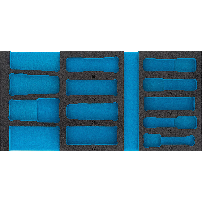 HAZET 2komponentn&iacute; vložka z měkk&eacute; pěny 163-459L ∙ d x &scaron;: 342 mm x 172 mm