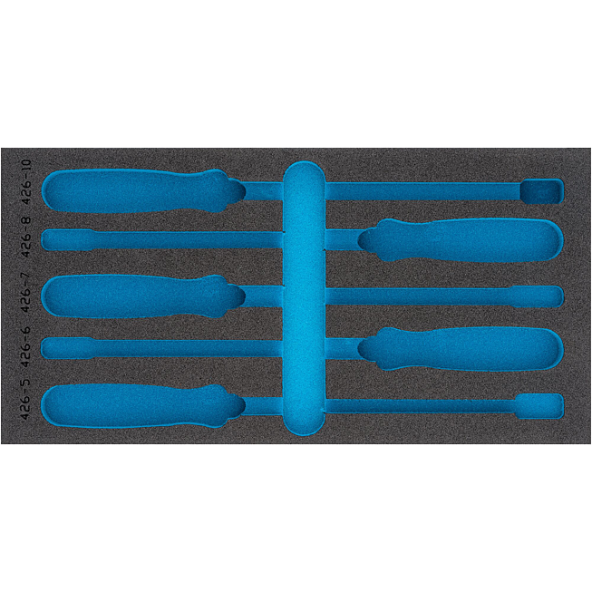 HAZET 2komponentn&iacute; vložka z měkk&eacute; pěny 163-461L ∙ d x &scaron;: 342 mm x 172 mm