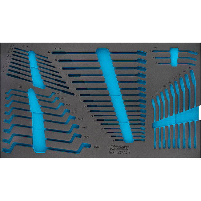 HAZET 2komponentn&iacute; vložka z měkk&eacute; pěny 163-507L ∙ d x &scaron;: 691 mm x 392 mm