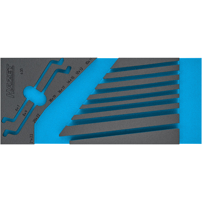 HAZET 2komponentn&iacute; vložka z měkk&eacute; pěny 163-518L ∙ d x &scaron;: 392 mm x 172 mm