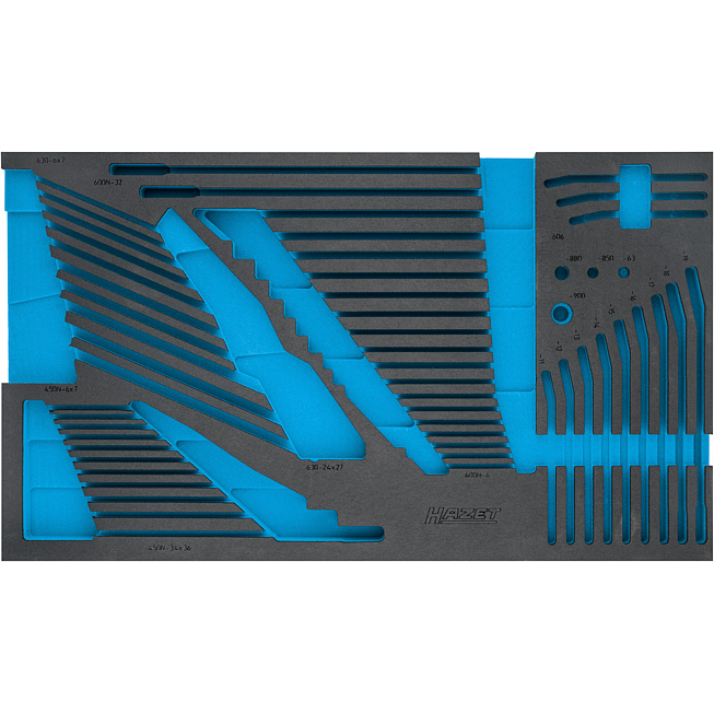 HAZET 2komponentn&iacute; vložka z měkk&eacute; pěny 163-528L ∙ d x &scaron;: 691 mm x 392 mm