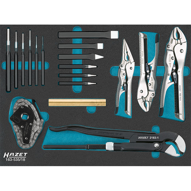 HAZET Univerzální sada 163-535/18 ∙ 18-dílný