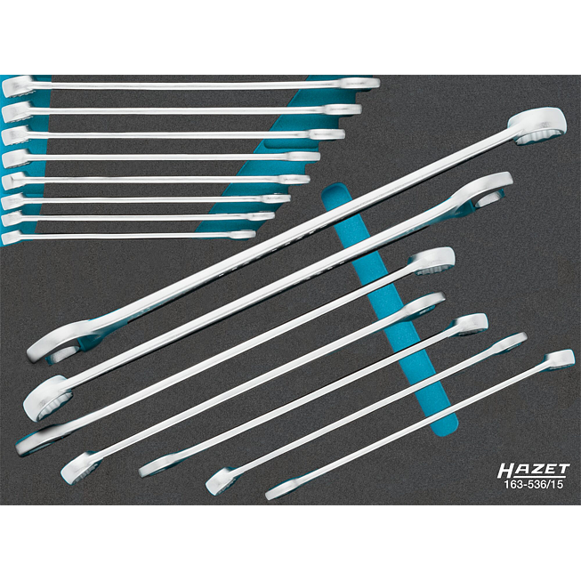 HAZET Sada očkoplochých klíčů 163-536/15 ∙ 15-dílný ∙ 10 – 30