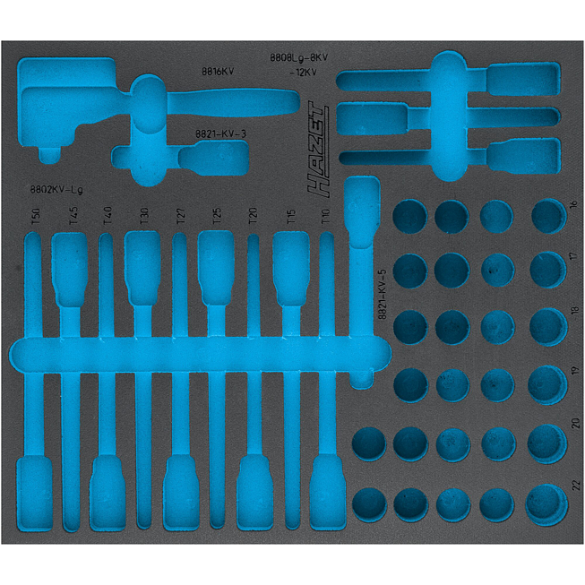 HAZET 2komponentn&iacute; vložka z měkk&eacute; pěny 163-545L ∙ d x &scaron;: 392 mm x 344 mm