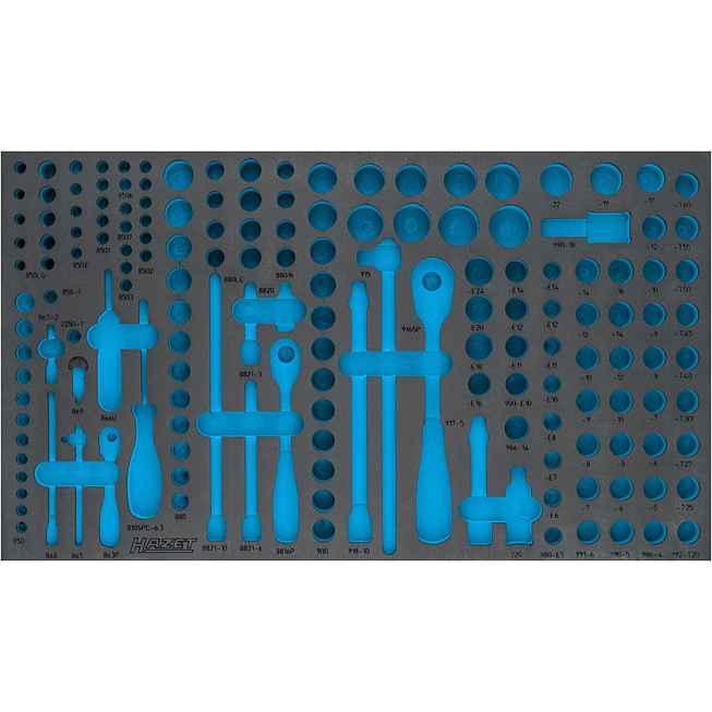 HAZET 2komponentn&iacute; vložka z měkk&eacute; pěny 163-549L ∙ d x &scaron;: 691 mm x 392 mm