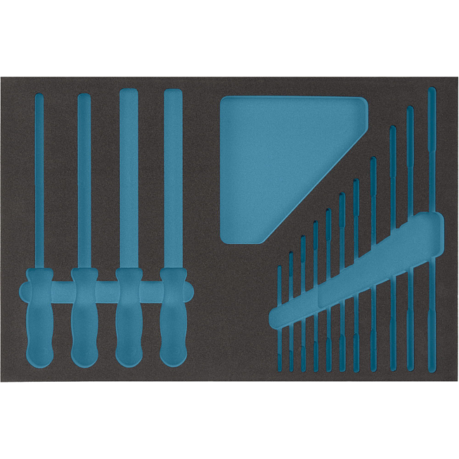 HAZET 2komponentn&iacute; vložka z měkk&eacute; pěny 163-55L ∙ d x &scaron;: 519 mm x 342 mm